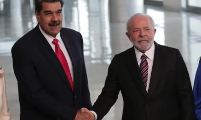 Foto/ Archivo: Nicolás Maduro junto a Lula da Silva en el Palacio do Planalto, en Brasilia