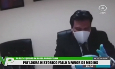 Momento de la lectura del fallo de la Sala primera del Tribunal Constitucional de la Corte de Justicia de La Paz. | PAT