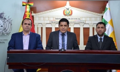 El ministro de Justicia y Transparencia Institucional, Álvaro Coimbra.