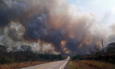 Hace 10 días que no se puede apagar el fuego/Foto. RRSS