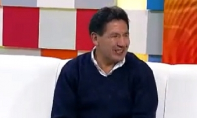 José Luis Alvarez, dirigente del magisterio paceño/Foto. Captura de pantalla