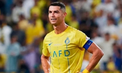 Cristiano Ronaldo no pudo evitar la caída de su equipo en la Liga Saudí. Foto: Al Nassr