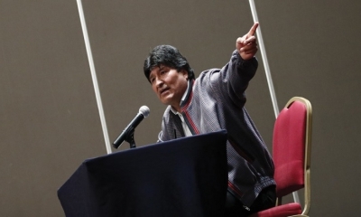 El expresidente Evo Morales