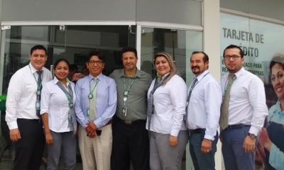 Ejecutivos de la entidad financiera/Foto. MAG