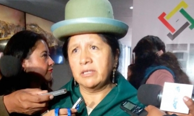 Maria Eugenia Choque, presidenta del TSE/Foto. RRSS