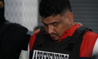 Cristhian R. D., detenido por vínculos con el narcotraficante uruguayo Sebastián Marset.