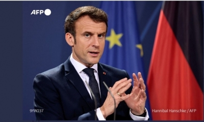 El presidente francés Emmanuel Macron.