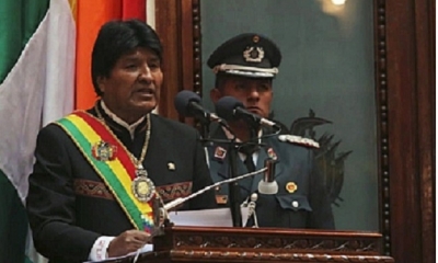 El presidente Evo Morales