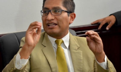 Edwin Blanco, fiscal departamental de La Paz/Foto. RRSS