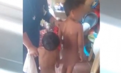 Ximena Suárez es la periodista que rescató a los niños/Foto. Captura de pantalla