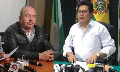 Arturo Murillo , Viceministro Quiroga /Foto. Kandire.bo