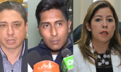 Héctor Arce, Ramber Gómez y Miriam Rosell/Foto. Kandire