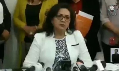 Martha Saavedra representante de los jueces de Cochabamba Foto: Captura RTP