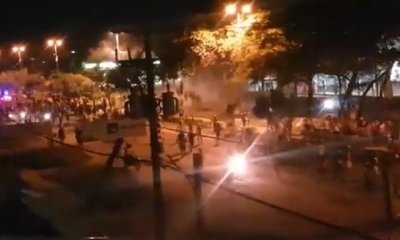 En la madrugada hubo enfrentamientos en el municipio/Foto. Captura de pantalla