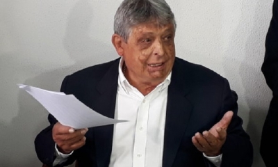 Jaime Paz Zamora en conferencia de prensa/Foto. RRSS