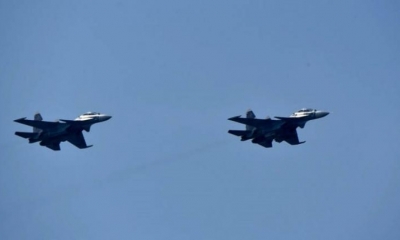Un par de aviones militares rusos. | EFE
