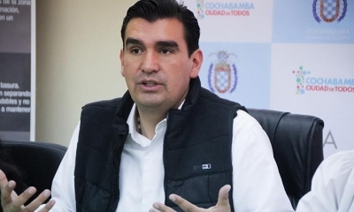 El alcalde de Cochabamba, José María Leyes