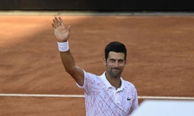 El tenista serbio Novak Djokovic.