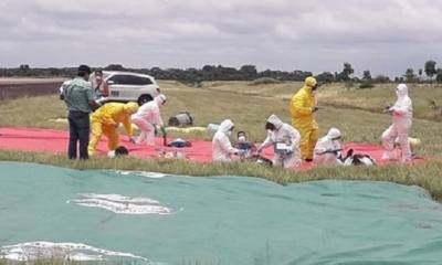 El simulacro realizado en el aeropuerto de Viru Viru, en Santa Cruz.