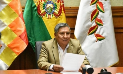 El canciller de Bolivia, Rogelio Mayta