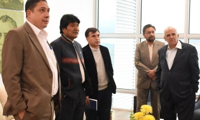 Evo Morales, con Ernesto Samper/Foto. RRSS