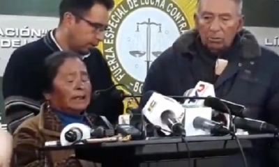La madres de Gustavo Vargas Arias, pide a su hijo que se entregue/Foto. Kandire
