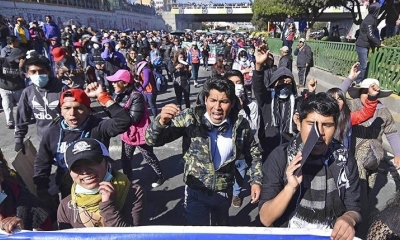 La última foto del estudiante Jonathan Quispe con vida, el pasado 24 de mayo.