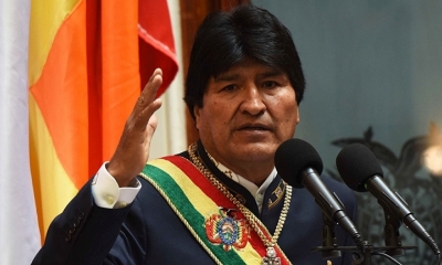 El presidente, Evo Morales