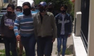 Momento del arresto del antisocial en la misma zona donde fue el asesinato | RRSS