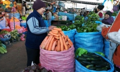 La oferta de verduras y hortalizas es normal en el Abasto. Foto: Juan Delgadillo