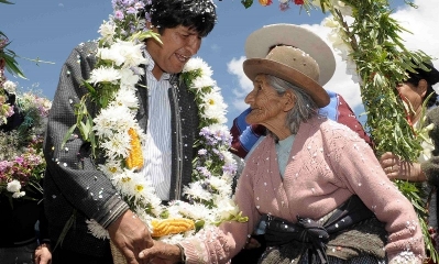 El expresidente Evo Morales