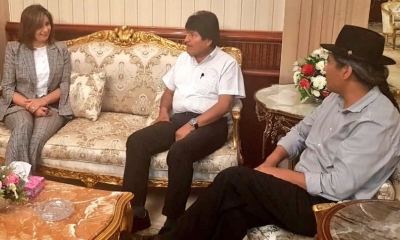 Evo Morales en El Cairo/Foto. ABI