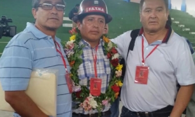 Juan Carlos Huarachi, fue elegido en Santa Cruz/Foto. RRSS