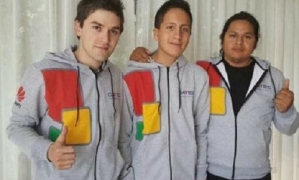  Óscar Arnez, Roberto Viscarra y Julio Gamarra/ Foto. Facebook