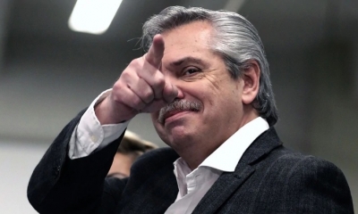 El presidente Alberto Fernández