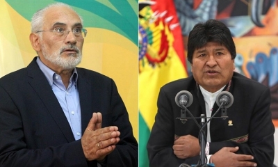 Carlos Mesa y Evo Morales. Fotos/tomadas de internet