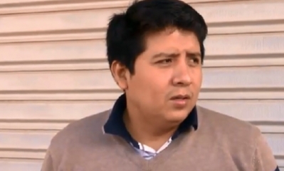 Franklin Garvizú, aseguró que no conoce a Pedro Montenegro/Foto. Kandire 