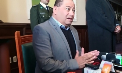 Carlos Romero, Ministro de Gobierno. Foto: ABI