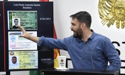 Conferencia de prensa del ministro Eduardo del Castillo. (Archivo) | Ministerio de Gobierno.