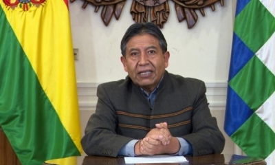 El vicepresidente, David Choquehuanca