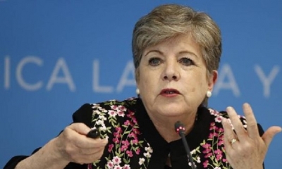 La secretaria ejecutiva de la Comisión Económica para América Latina y el Caribe (Cepal), Alicia Bárcena. | Fuente: EFE