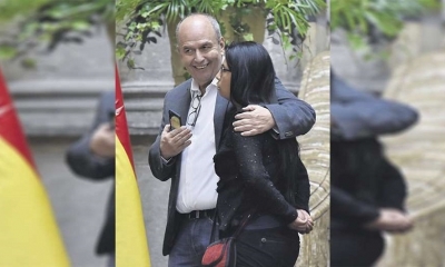 Arturo Murillo y Eva Copa
