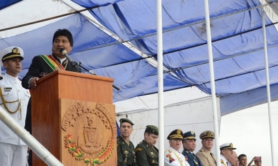 El presidente Evo Morales