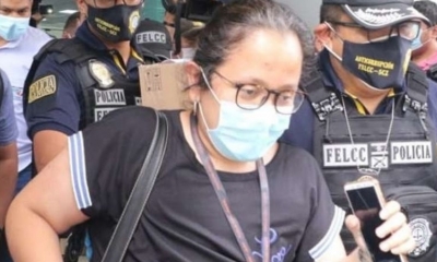La fiscal Marcela Terceros. 