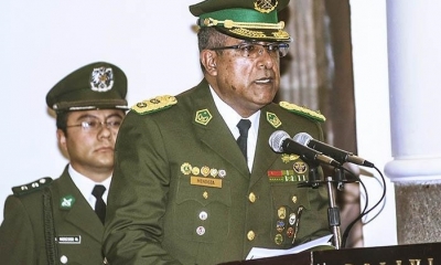 Faustino Alfonso Mendoza, comandante de la Policía. Foto: Internet