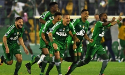 El festejo de los futbolistas/Foto. RRSS