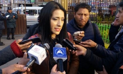 Wilma Alanoca, Ministra de Culturas/Foto. MCYT