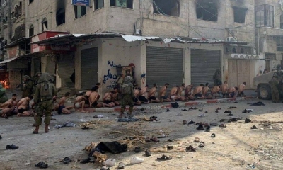 El Ejército israelí, toma prisioneros en la franja de Gaza