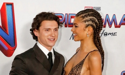 Zendaya junto a Tom Holland