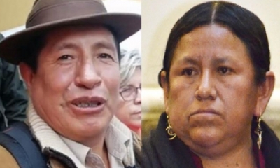Rafael Quispe y Nemesia Achacollo/Foto. Kandire 